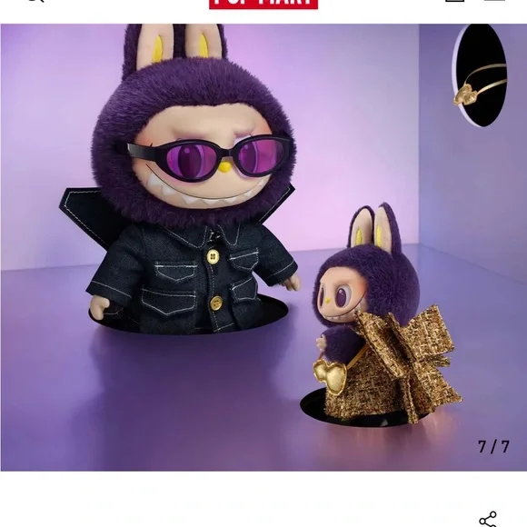 LABUBU × PRONOUNCE - WINGS OF FORTUNE Vinyl Plush Hanging Card - Picture 8 of 8